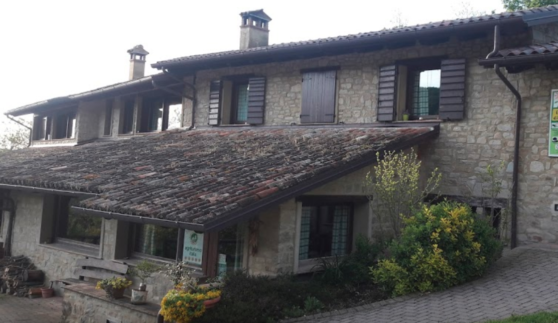 Facciata della fattoria Facciata della fattoria
